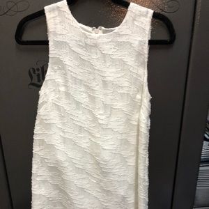 Off white sleeveless dress